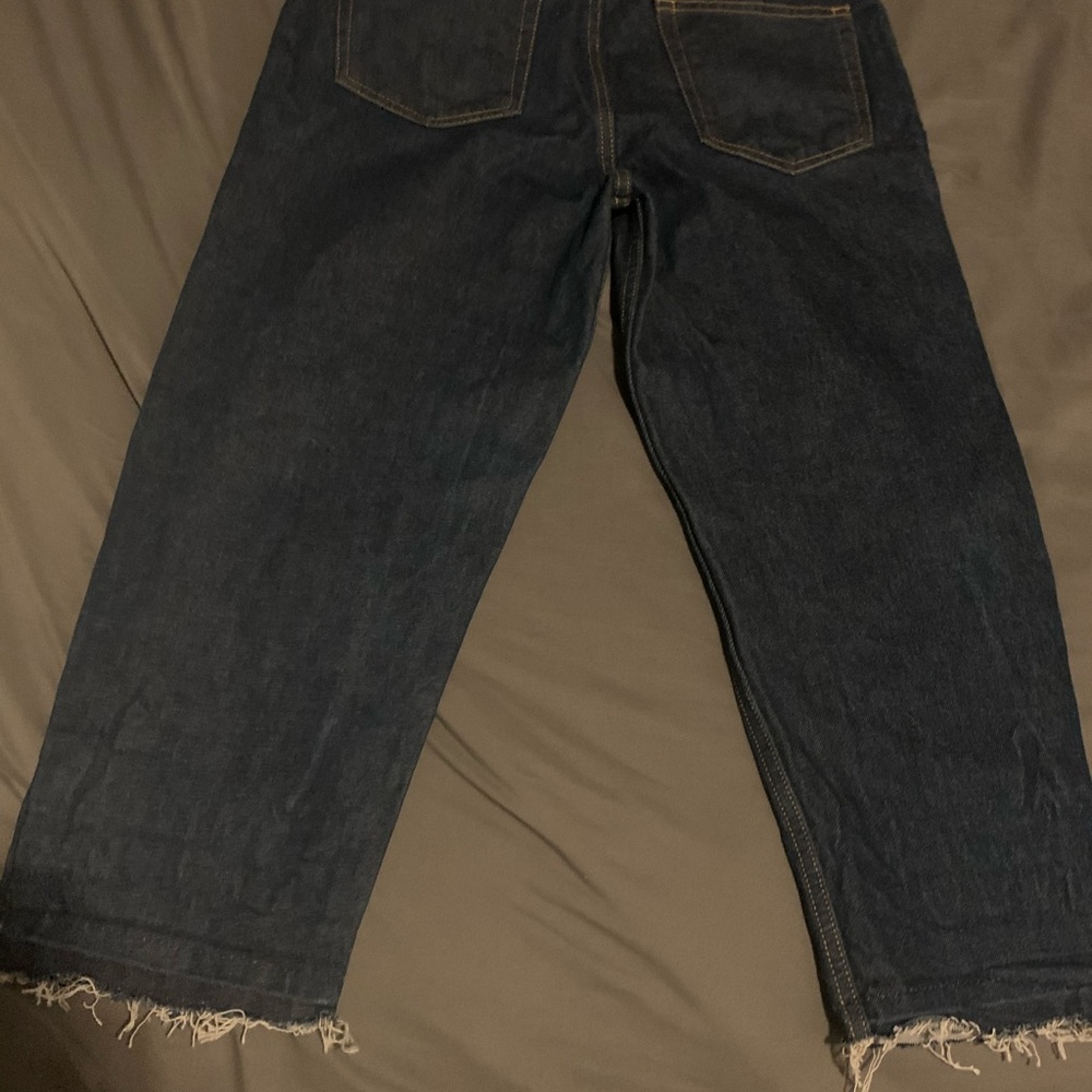 BDG straight cropped dark denim jeans